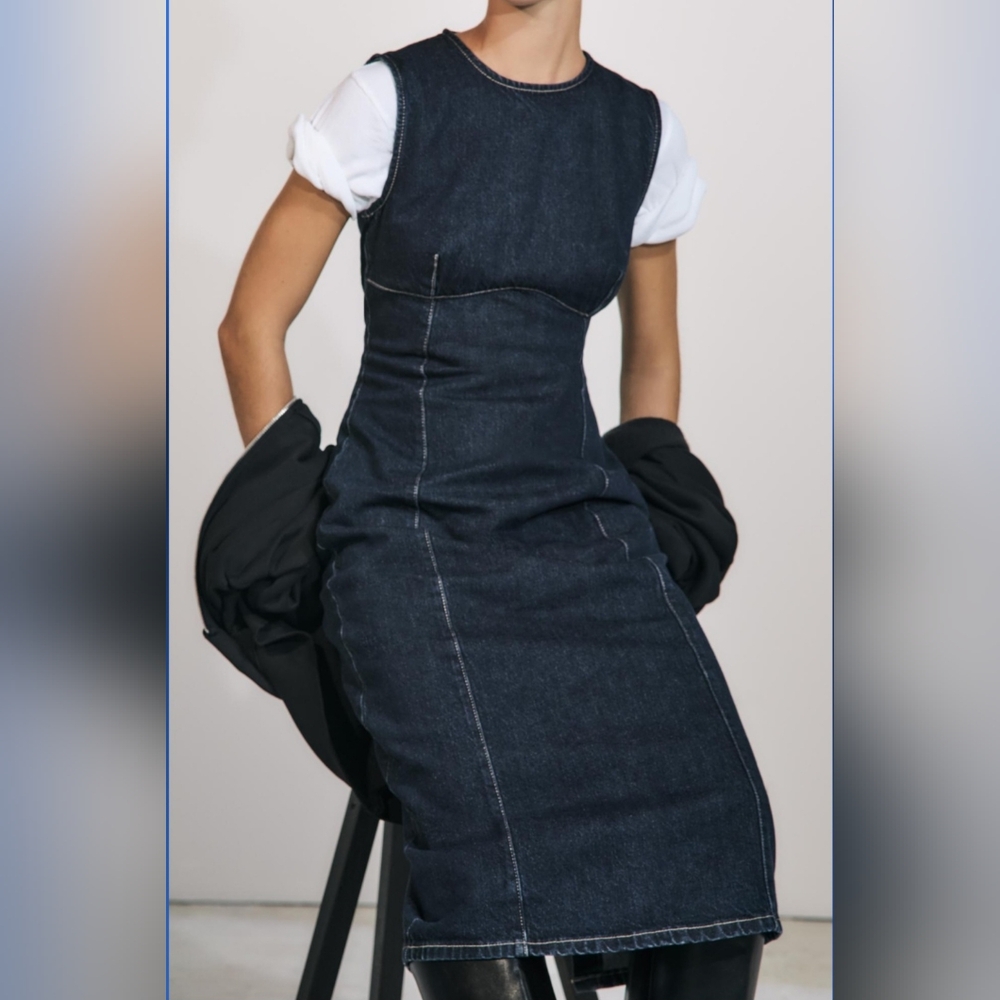 Zara Denim Dress - Current Season